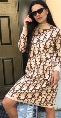 Платье трикотажное "Dior " (045043) - фото 27752