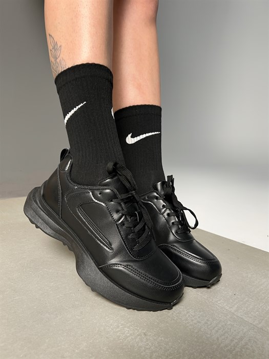 Кроссовки NIKE черные (157-1) - фото 41202