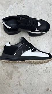 Кроссовки черно-белые (155-1) - фото 42165