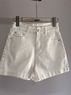 Шорты джинсовые белые (6635) раз. S-xxl