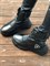 Кроссовки зима черные (F50-1) - фото 28602